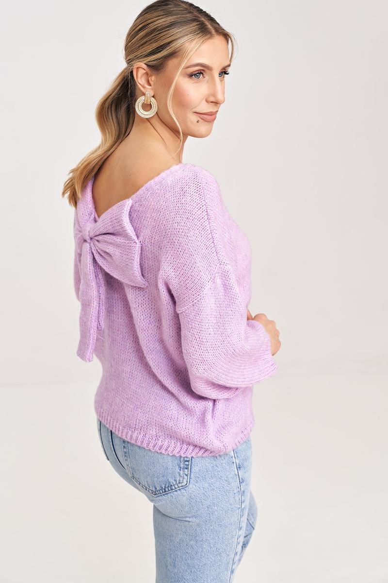 Sweter Damski Model M993 Violet - Figl197340 - Fioletowy - obrazek 2
