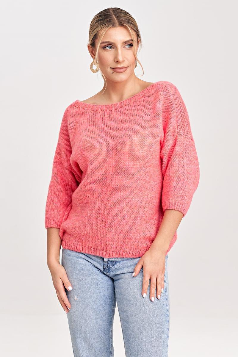 Sweter Damski Model M993 Coral - Figl197341 - Różowy