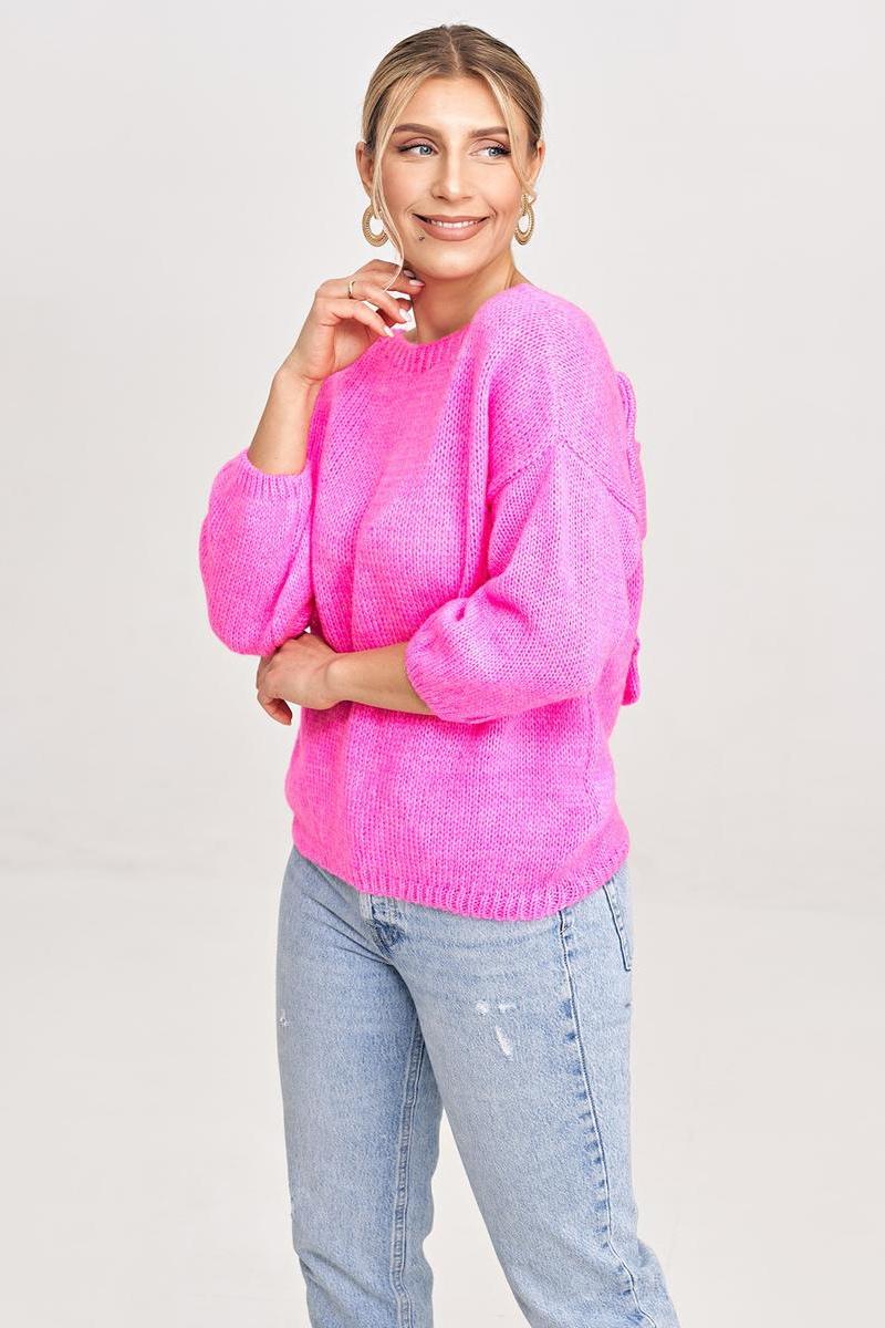 Sweter Damski Model M993 Pink - Figl197346 - Różowy