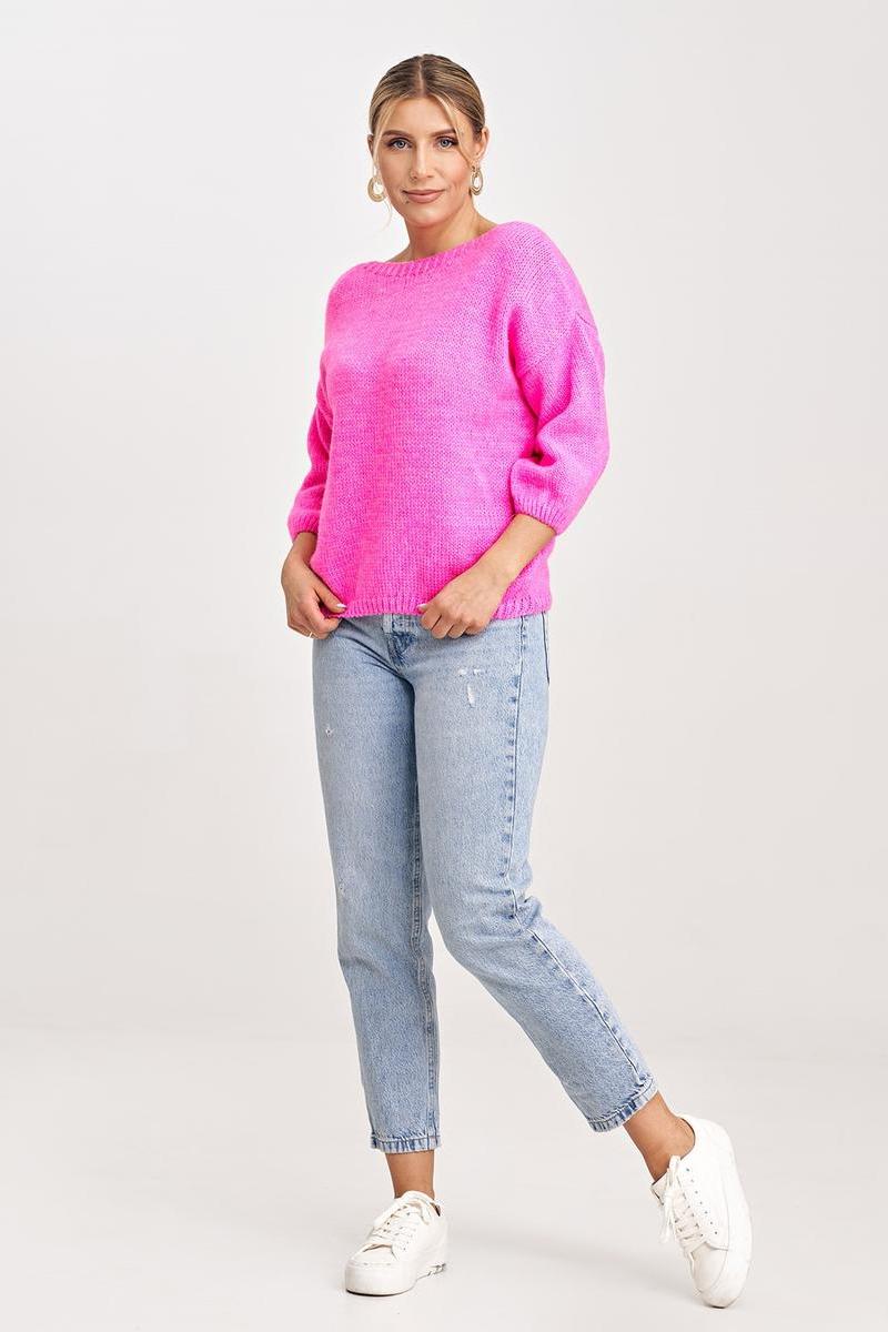 Sweter Damski Model M993 Pink - Figl197346 - Różowy - obrazek 2