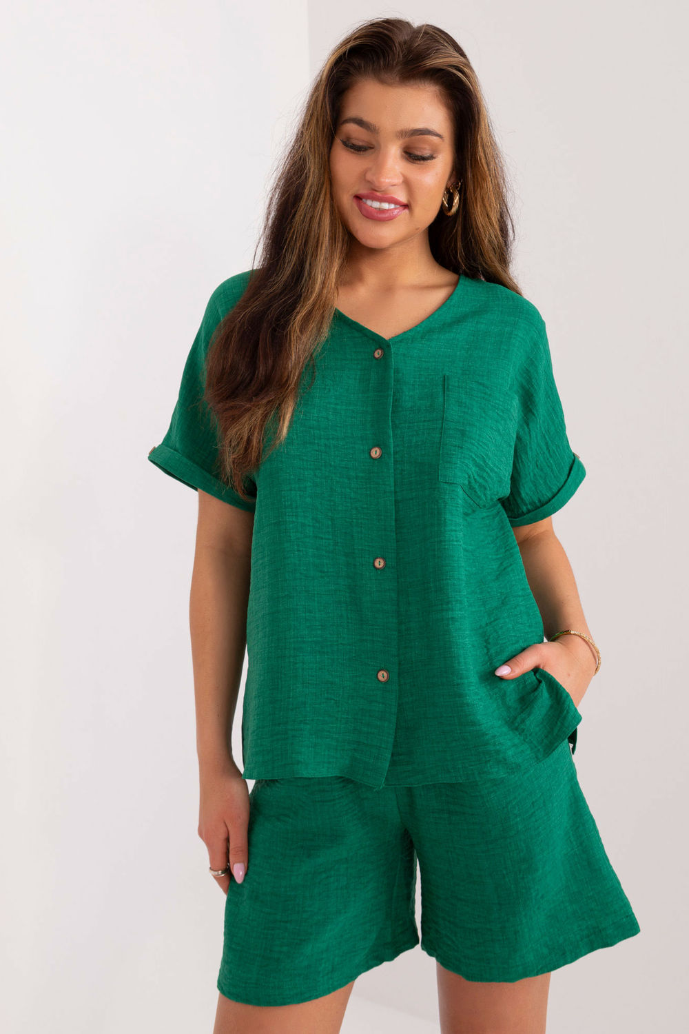 Spodnie Komplet Model LK-KMPL-509713.03X Dark Green - Lakerta198257 - Zielony
