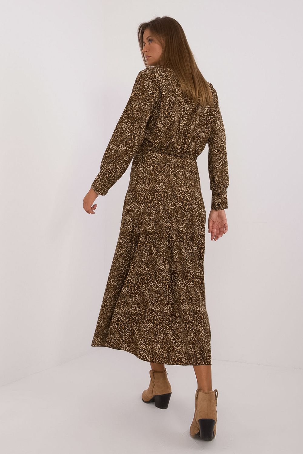 Spódnica Komplet Model DHJ-KMPL-19586-1.53 Dark Beige - Italy Moda199950 - Beżowy - obrazek 3
