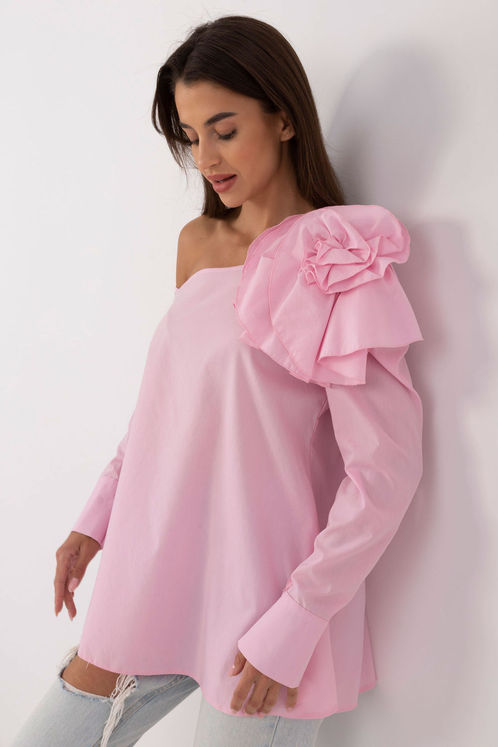 Bluzka Model LK-BZ-509656.21 Pink - Lakerta200308 - Różowy - obrazek 2