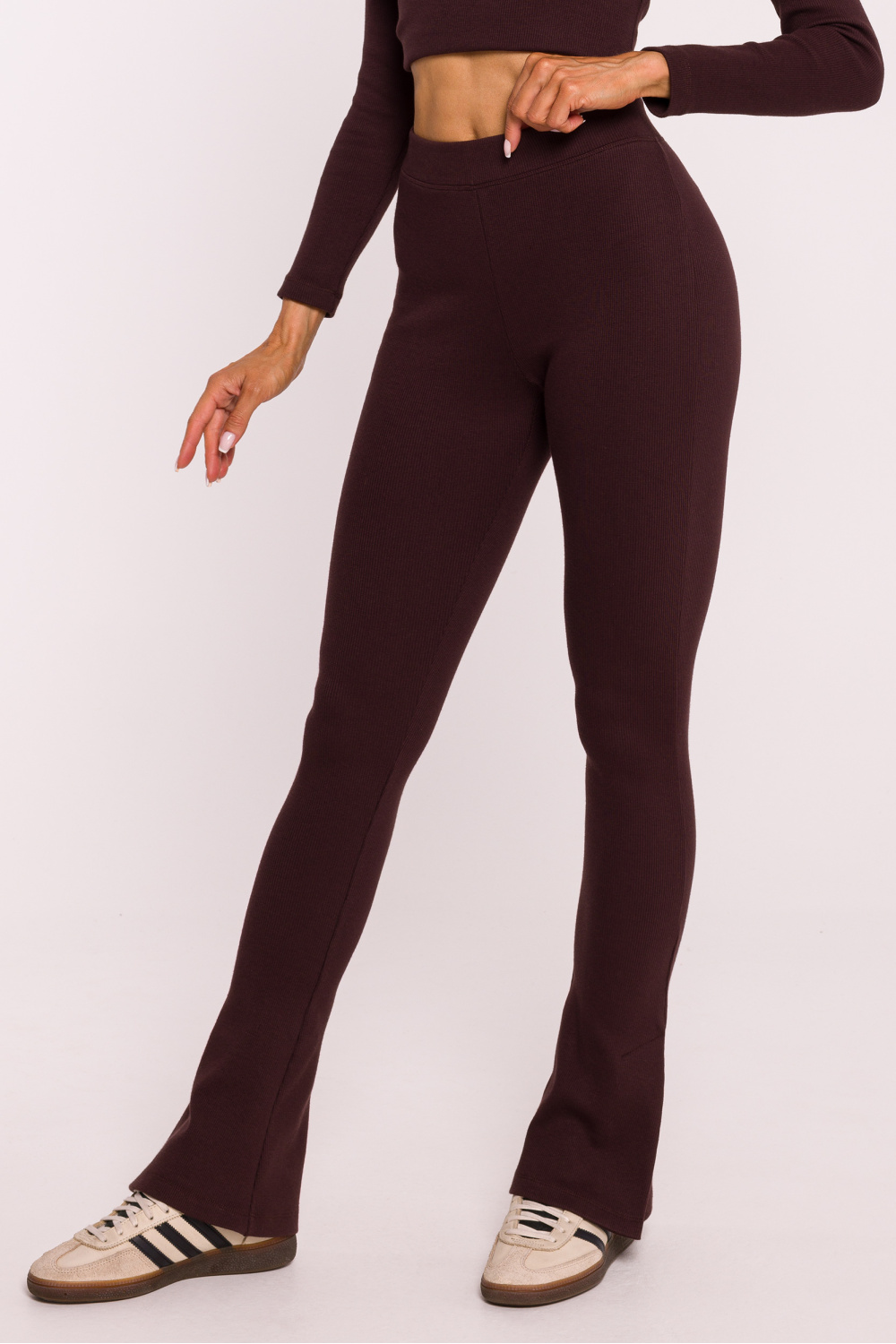 Legginsy Model MOE816 Brown - Moe200927 - Brązowy