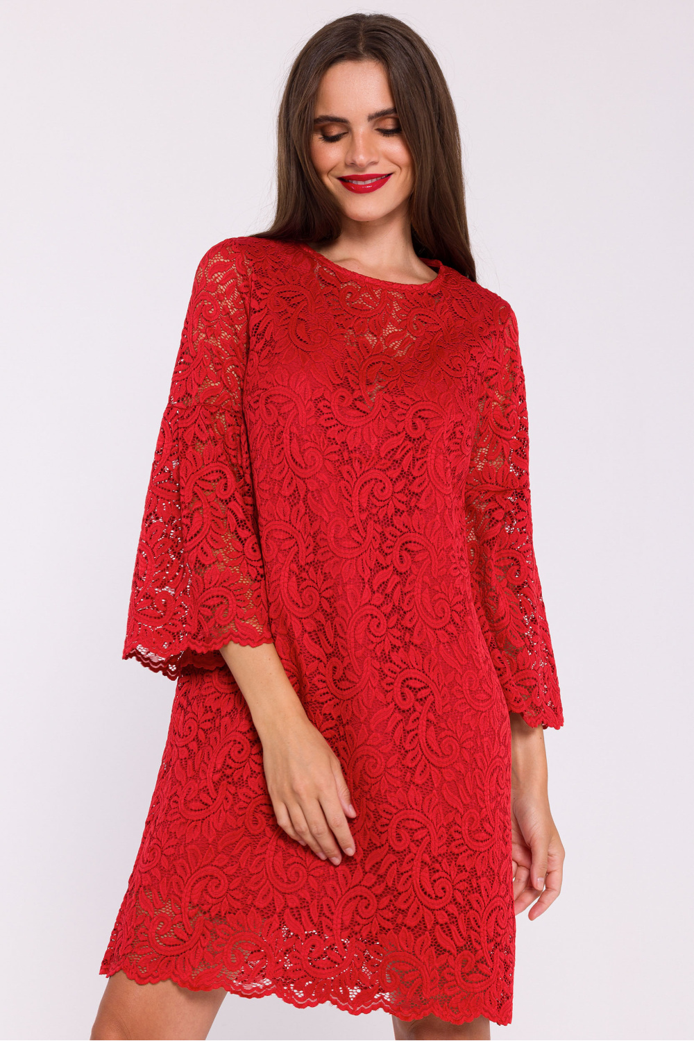 Sukienka Model S380 Red - Stylove201108 - Czerwony