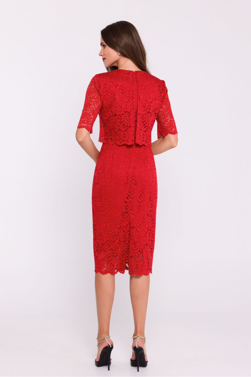 Sukienka Model S379 Red - Stylove201112 - Czerwony - obrazek 2