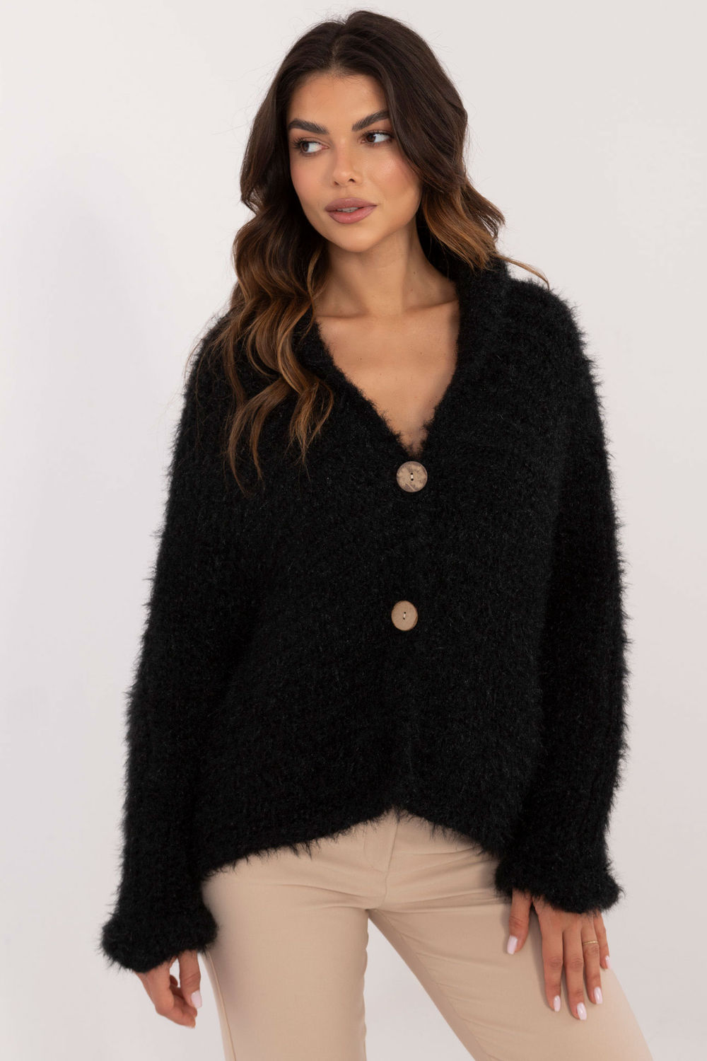 Sweter Damski Model TW-SW-BI-25002.88P Black - Och Bella201361 - Czarny