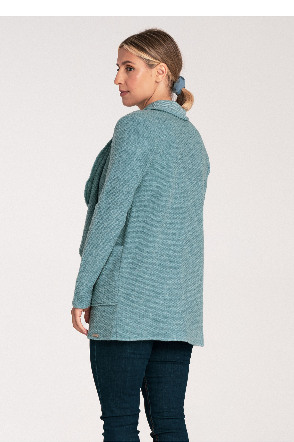 Sweter Kardigan Model M1043 Mint - Figl201435 - Zielony - obrazek 3