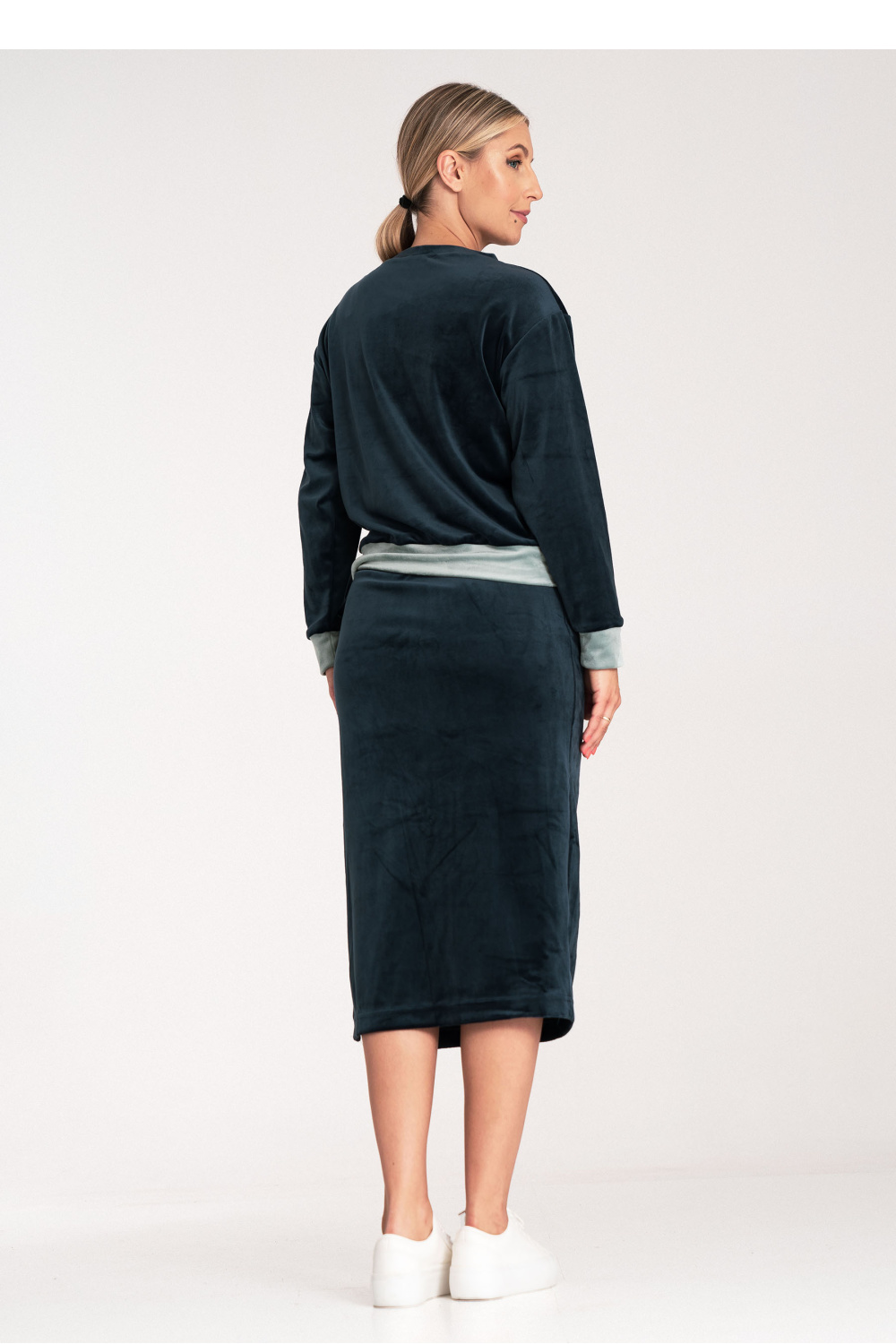 Spódnica Komplet Model M1036 Navy - Figl201451 - Granatowy - obrazek 2