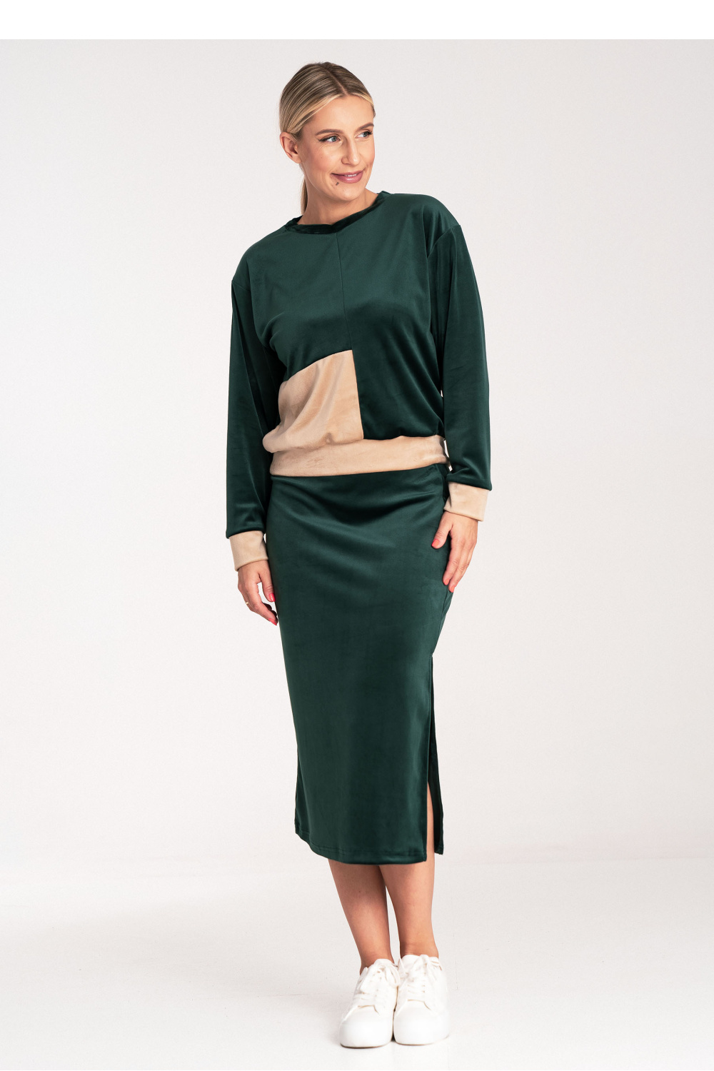 Spódnica Komplet Model M1036 Green - Figl201453 - Zielony
