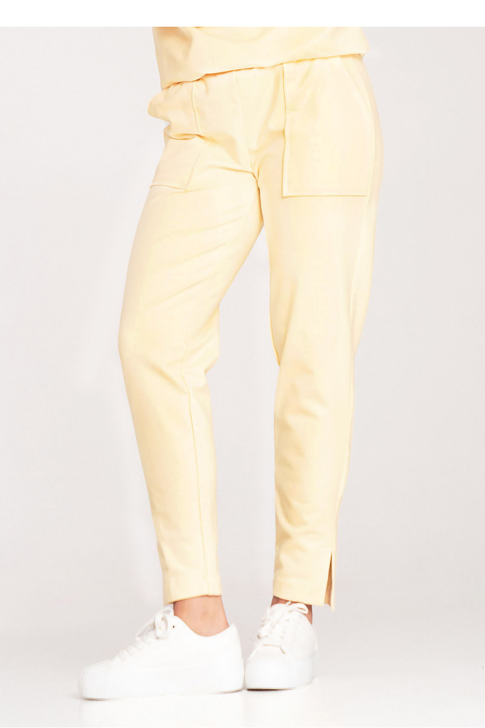 Spodnie Dresowe Model M1035 Yellow - Figl201476 - Żółty