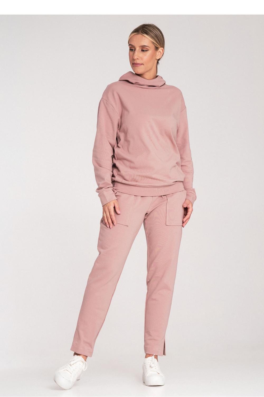 Spodnie Dresowe Model M1035 Dark Pink - Figl201478 - Różowy - obrazek 2