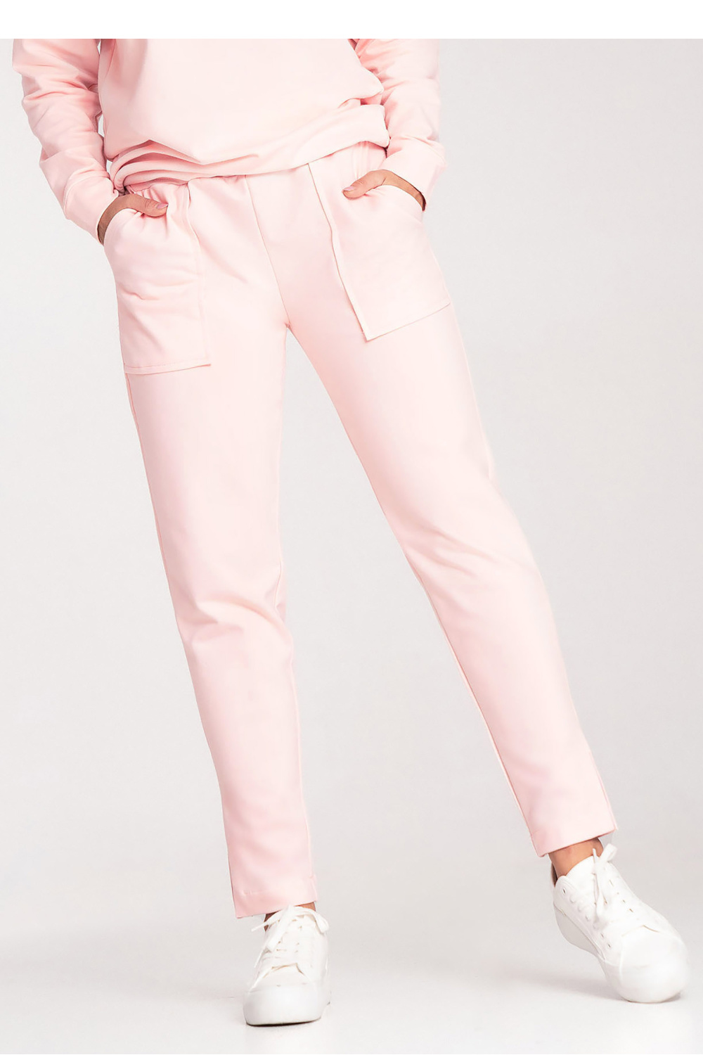 Spodnie Dresowe Model M1035 Light Pink - Figl201479 - Różowy
