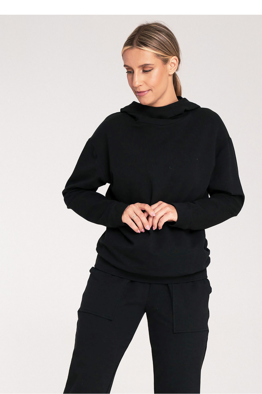 Bluza Damska Model M1034 Black - Figl201490 - Czarny