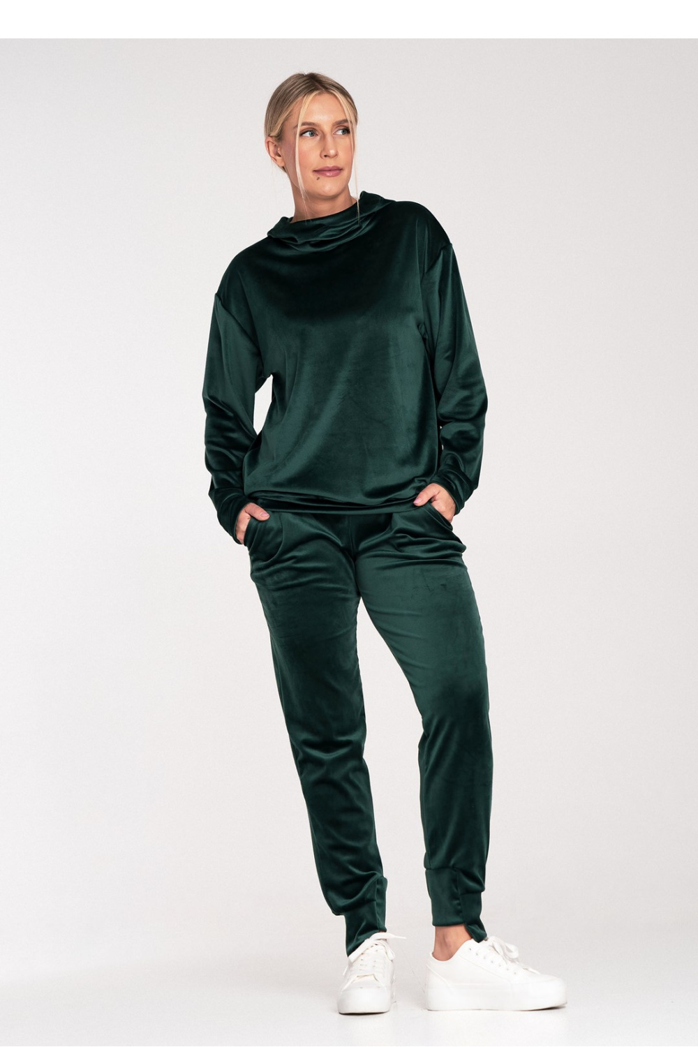 Spodnie Dresowe Model M746 Green - Figl201501 - Zielony - obrazek 2