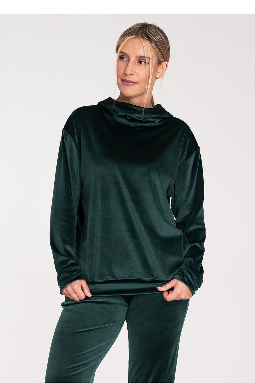 Bluza Damska Model M745 Green - Figl201502 - Zielony