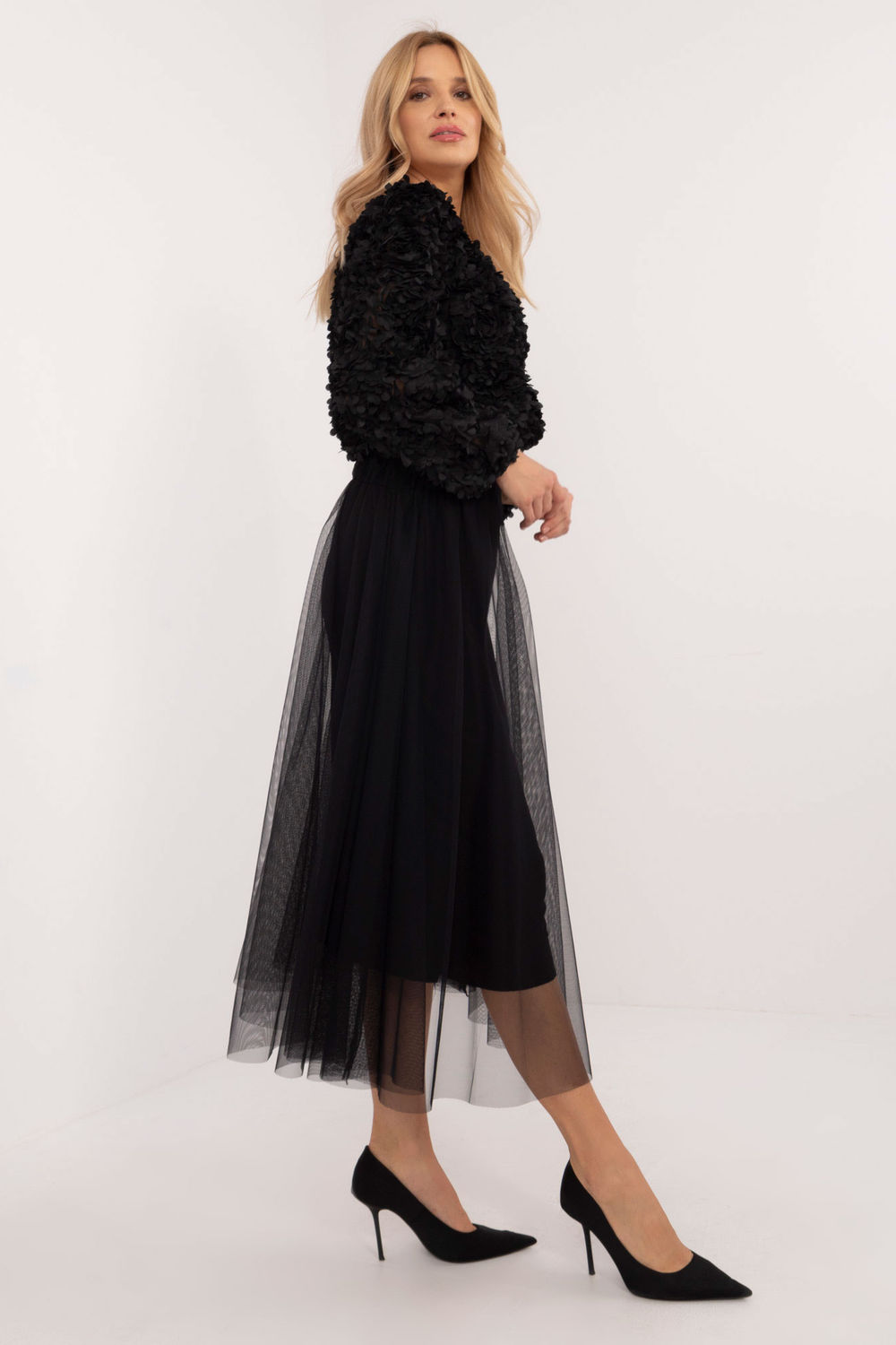 Spódnica Model DHJ-SD-19568.13X Black - Italy Moda201596 - Czarny - obrazek 2
