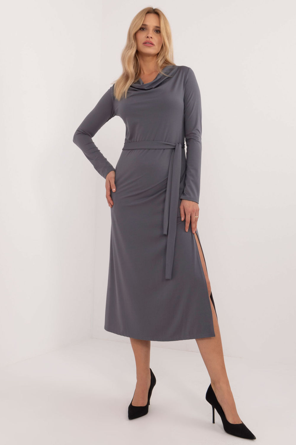Sukienka Model LK-SK-509792.21P Dark Grey - Lakerta201961 - Szary