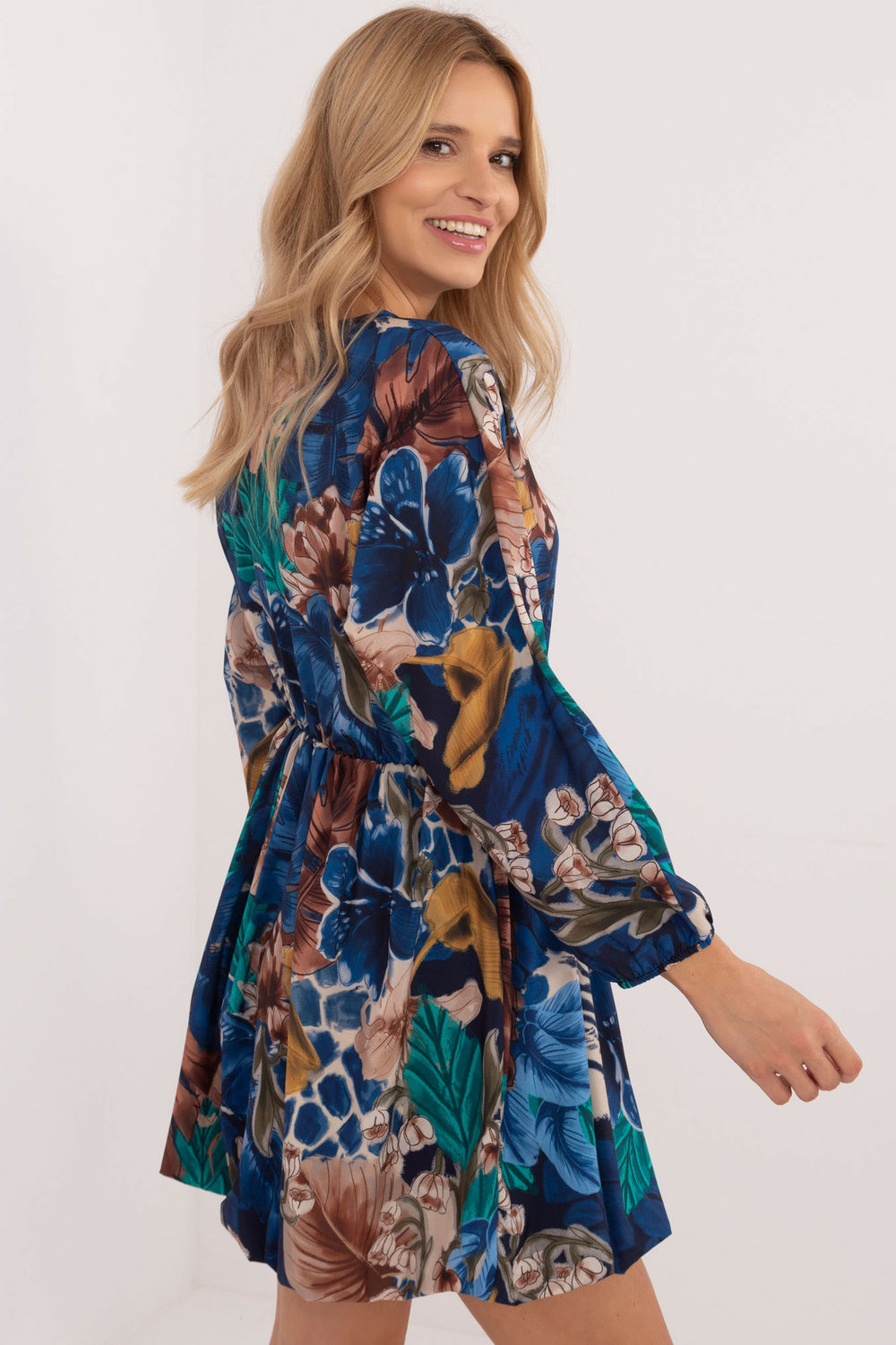 Sukienka Model DHJ-SK-19861-5.27 Dark Blue - Italy Moda202007 - Niebieski - obrazek 3