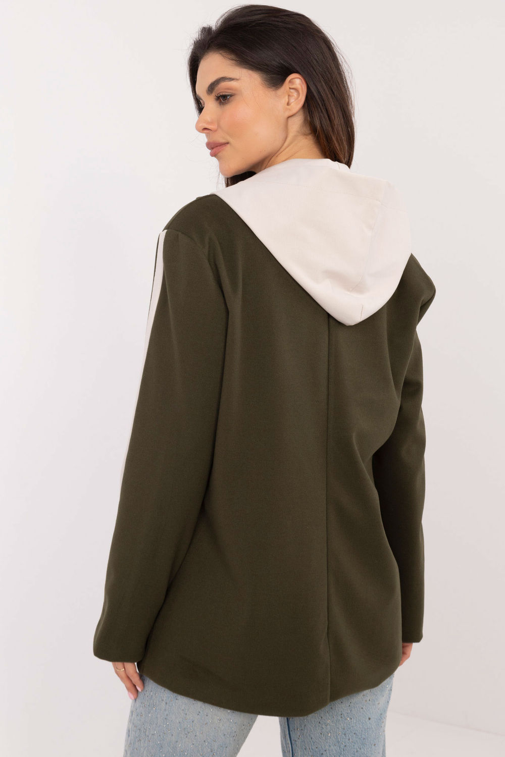 Marynarka Model DHJ-MA-A8398.14X Khaki - Italy Moda202422 - Zielony - obrazek 3