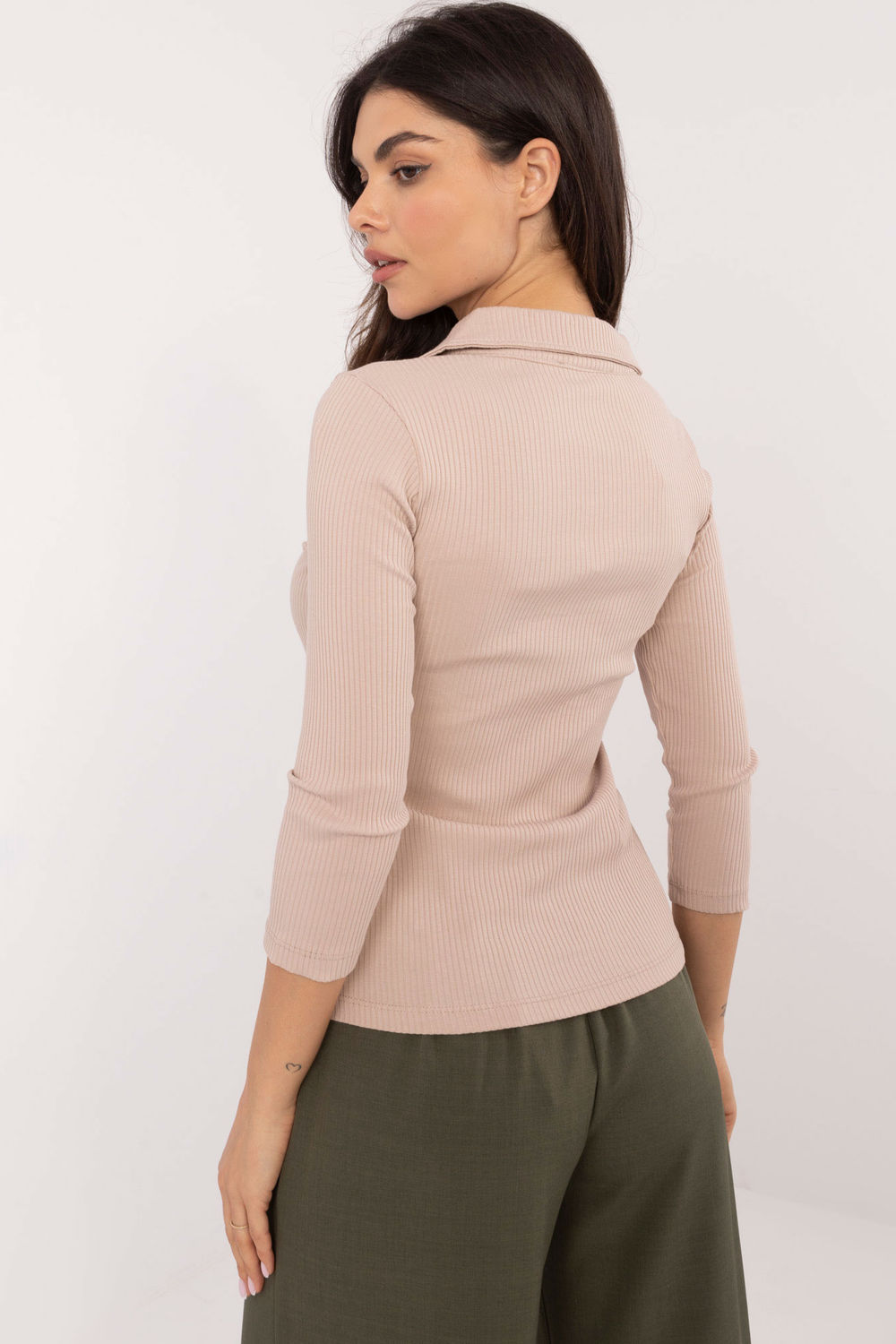 Bluzka Model RV-BZ-9949.11X Beige - Relevance203004 - Beżowy - obrazek 3