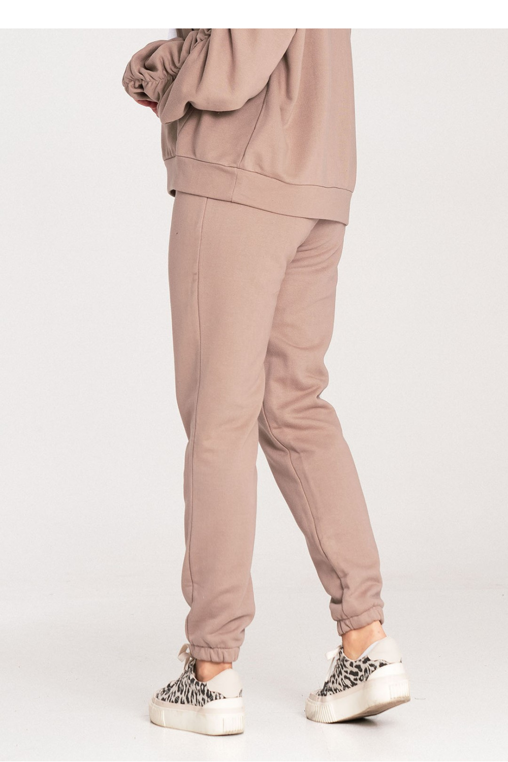 Spodnie Dresowe Model M1056 Beige - Figl203127 - Beżowy - obrazek 3