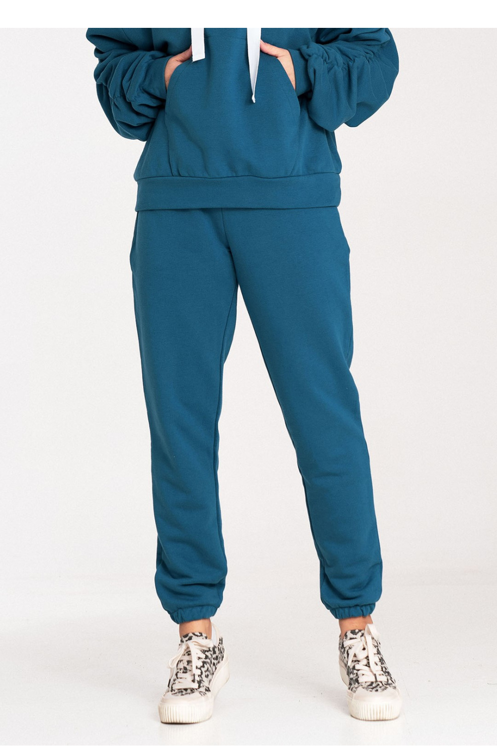 Spodnie Damskie Model M1056 Blue - Figl203128 - Niebieski