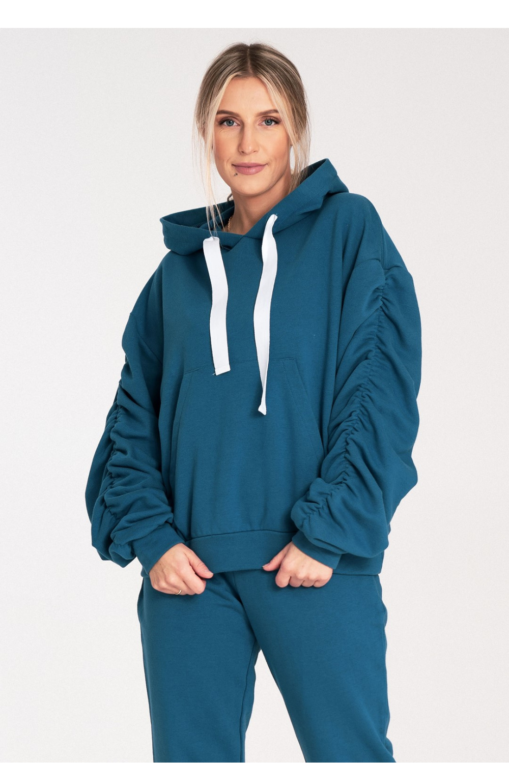 Bluza Damska Model M1055 Blue - Figl203133 - Niebieski