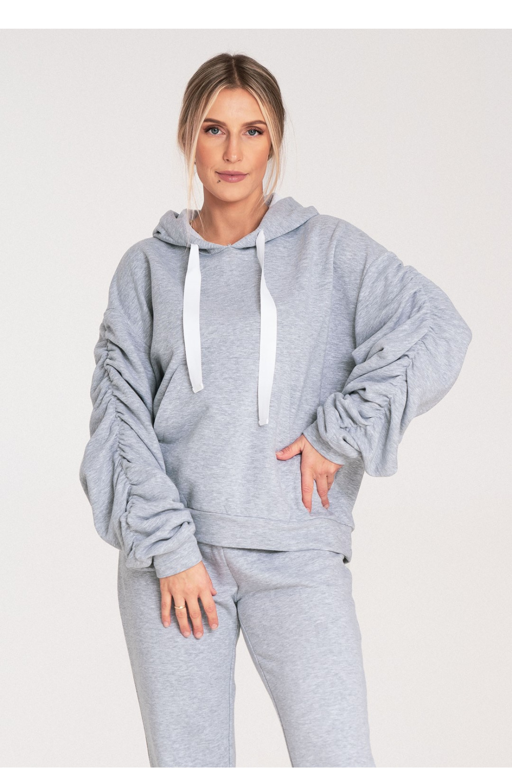 Bluza Damska Model M1055 Grey - Figl203134 - Szary