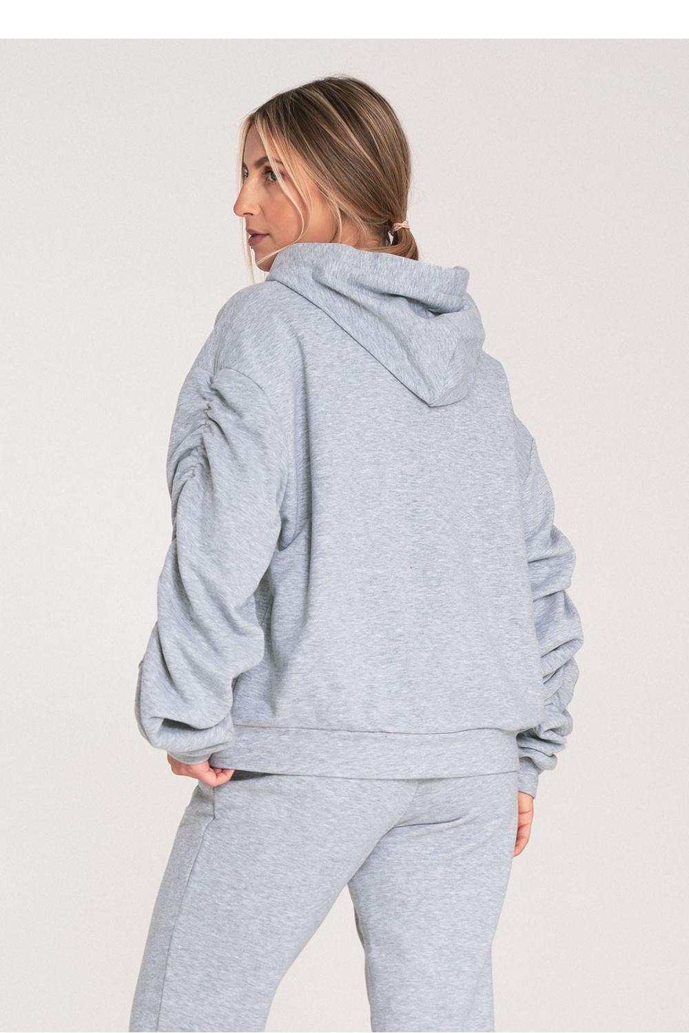 Bluza Damska Model M1055 Grey - Figl203134 - Szary - obrazek 3