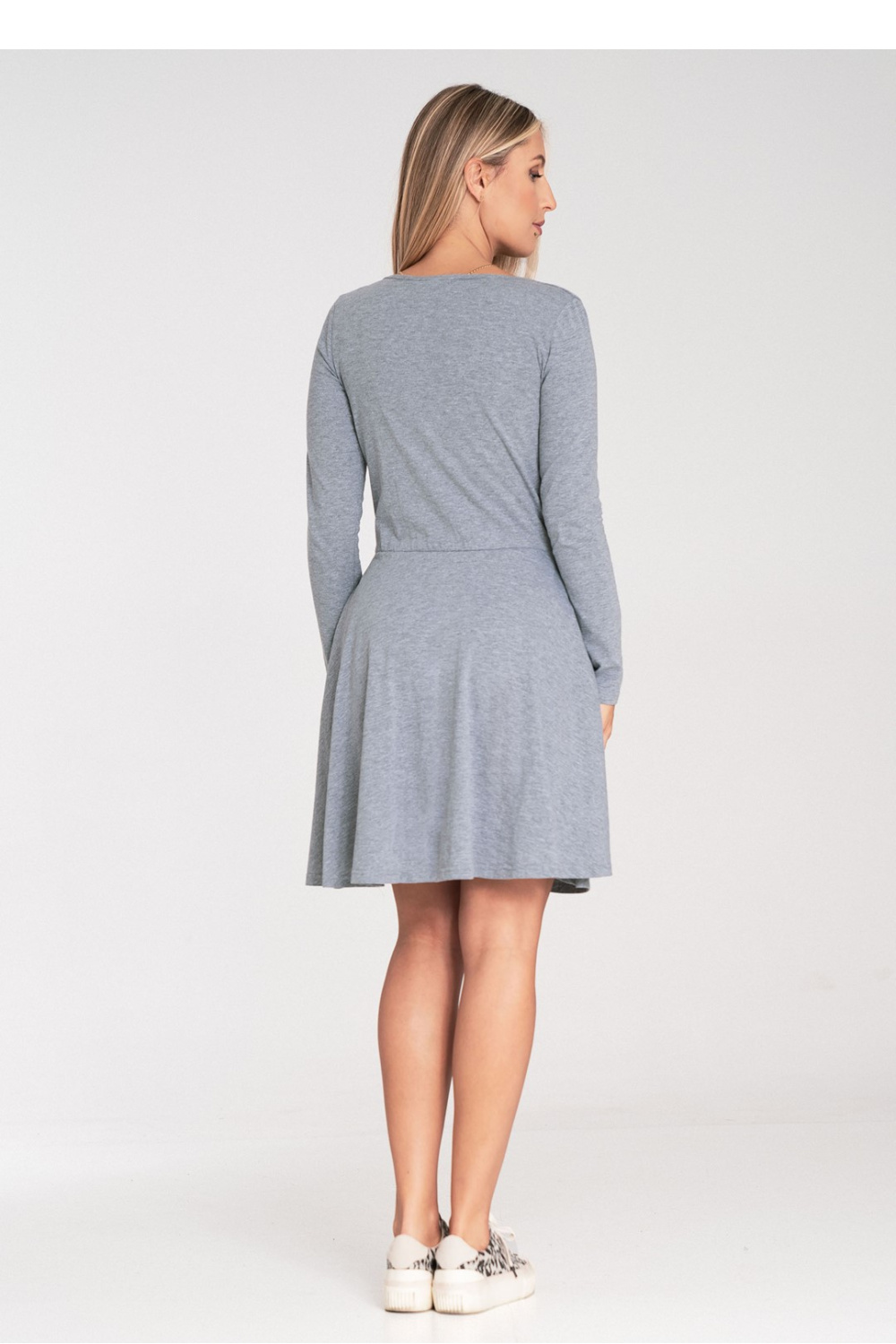 Sukienka Model M1050 Grey - Figl203141 - Szary - obrazek 3