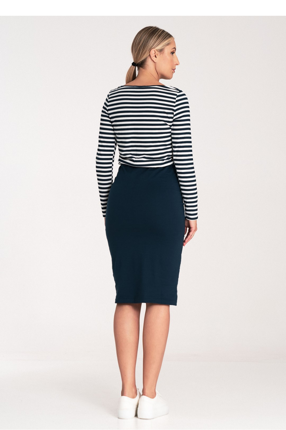 Sukienka Model M1057 Navy - Figl203149 - Granatowy - obrazek 2
