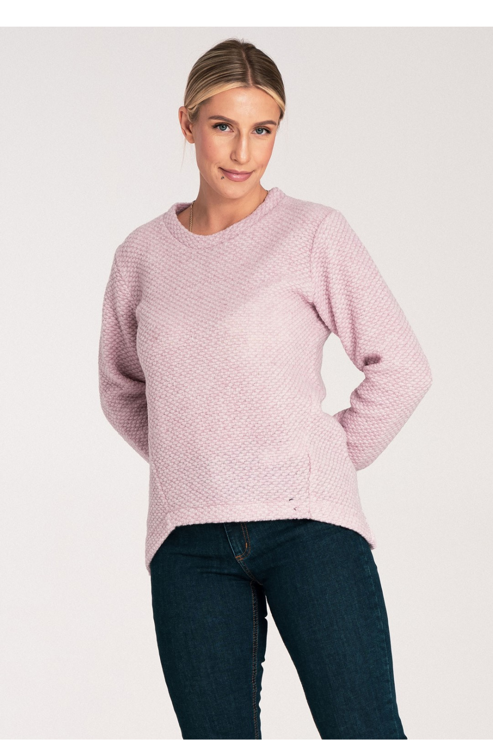 Sweter Damski Model M1044 Pink - Figl203152 - Różowy