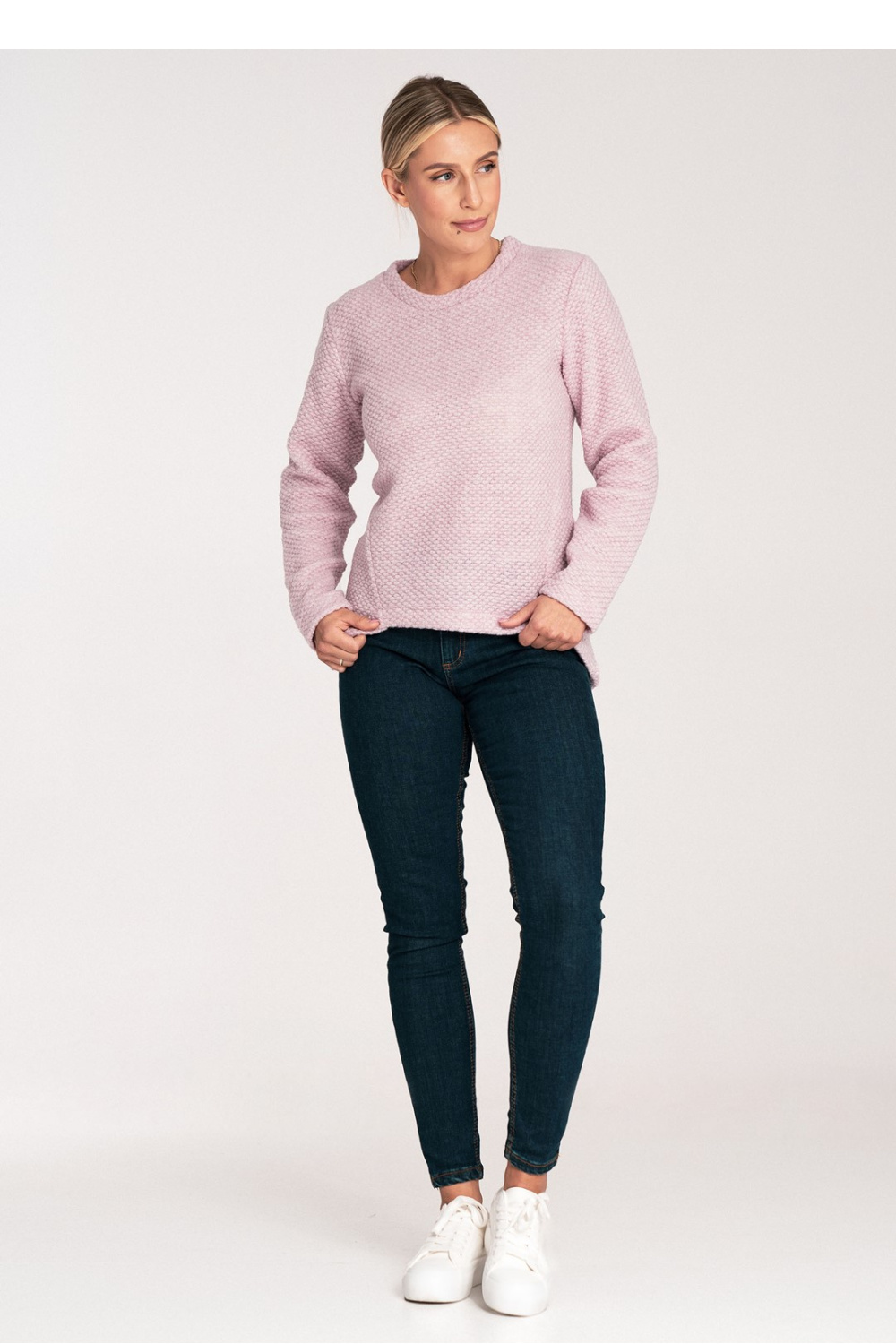 Sweter Damski Model M1044 Pink - Figl203152 - Różowy - obrazek 2