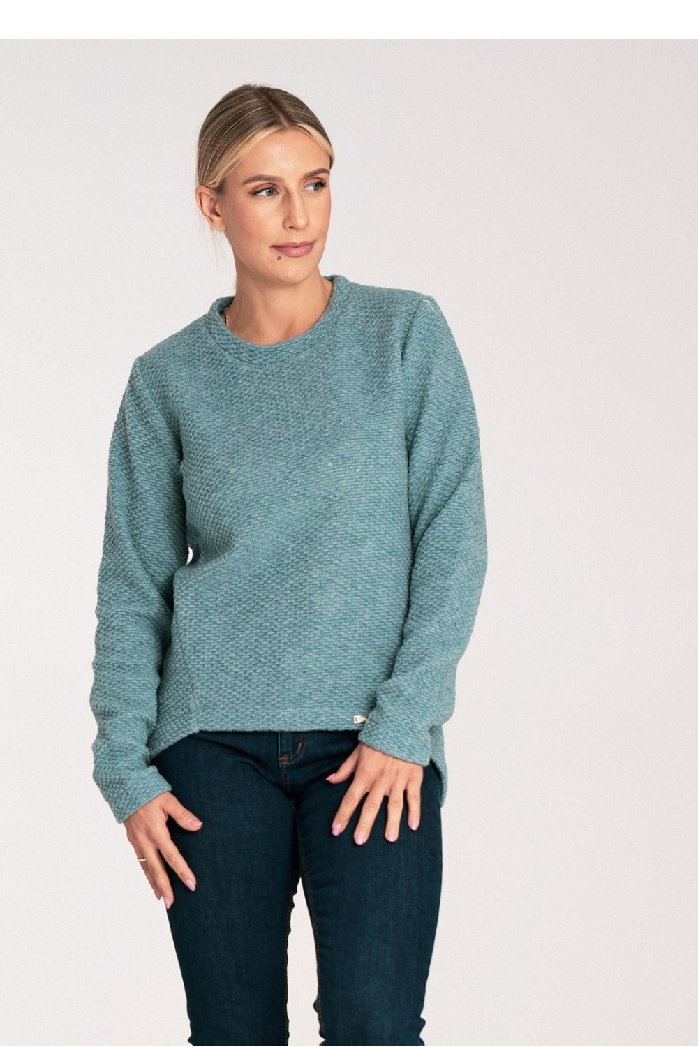 Sweter Damski Model M1044 Mint - Figl203154 - Zielony