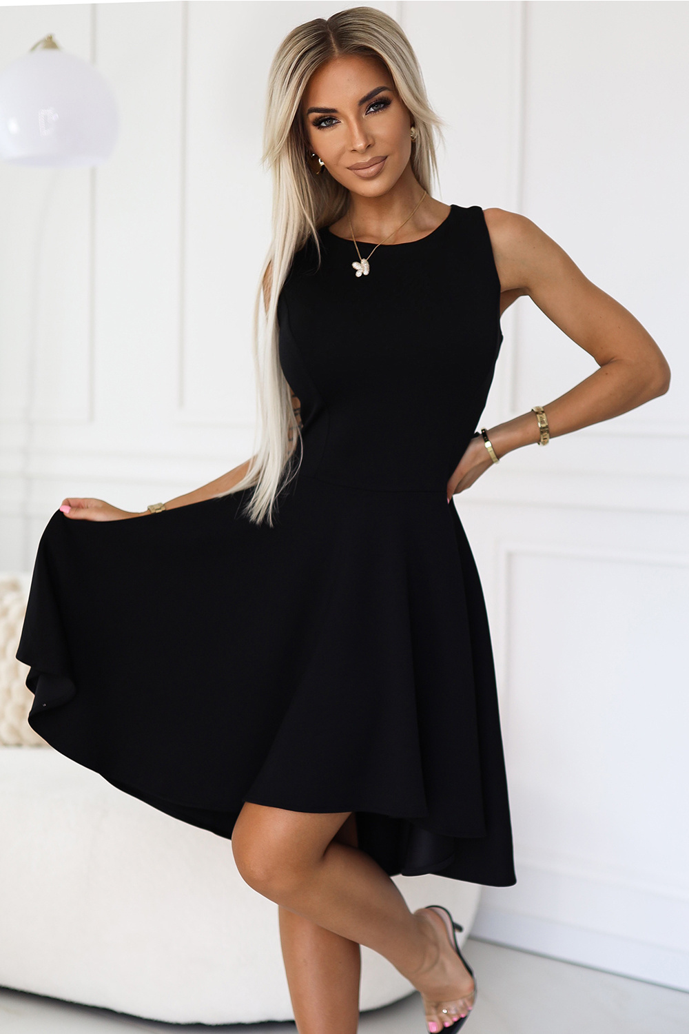 Sukienka Model 575-1 Black - Numoco203292 - Czarny - obrazek 3