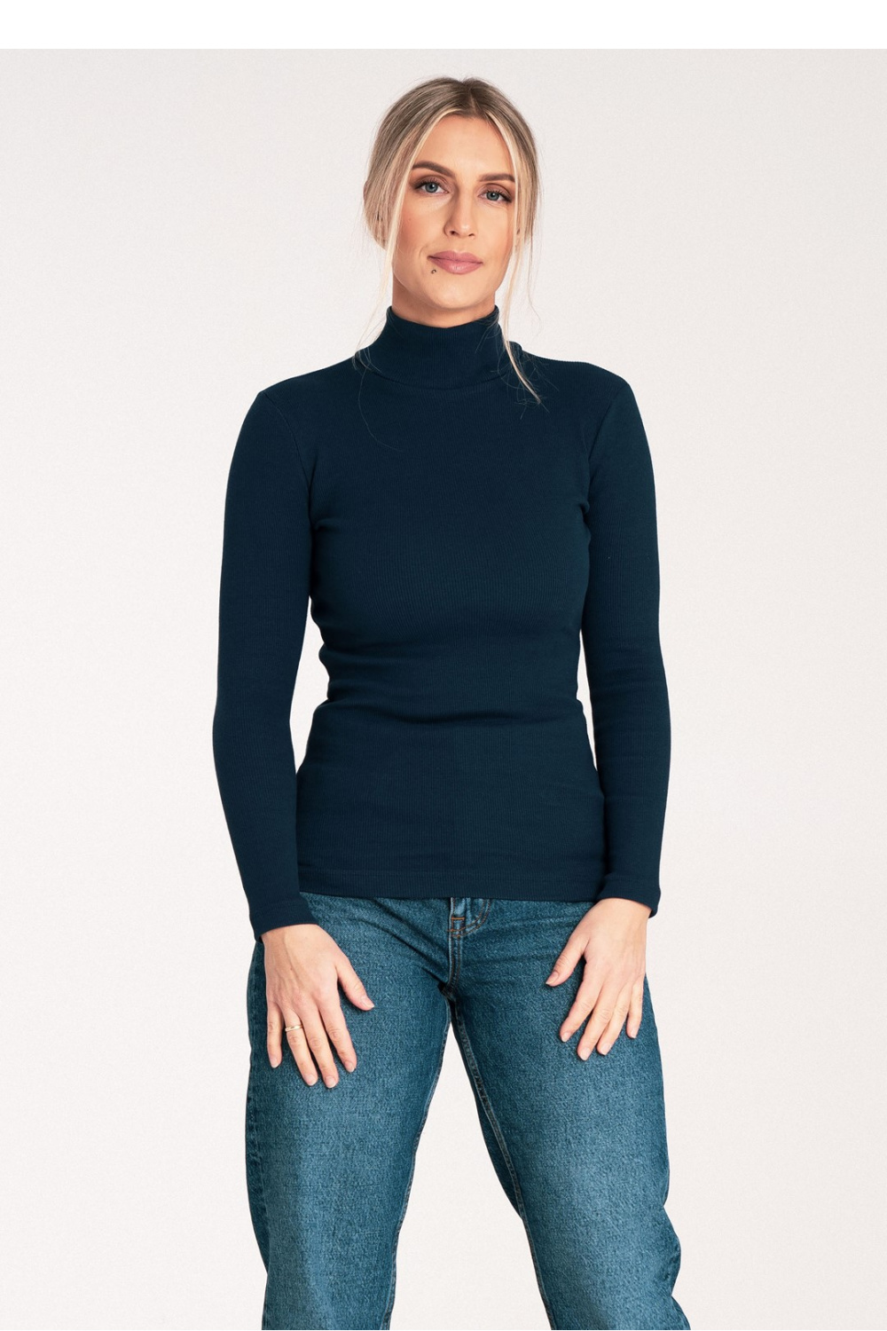 Golf Damski Model M1058 Navy - Figl203358 - Granatowy