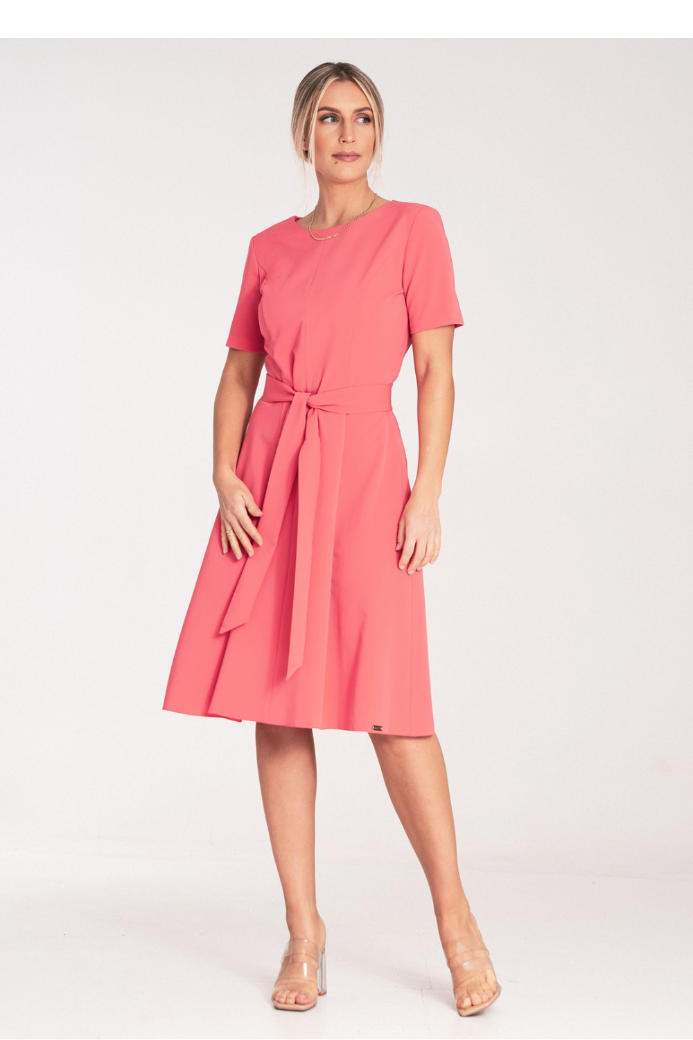 Sukienka Model M1069 Coral - Figl204294 - Różowy