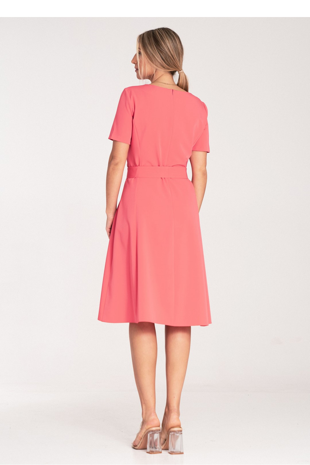 Sukienka Model M1069 Coral - Figl204294 - Różowy - obrazek 3