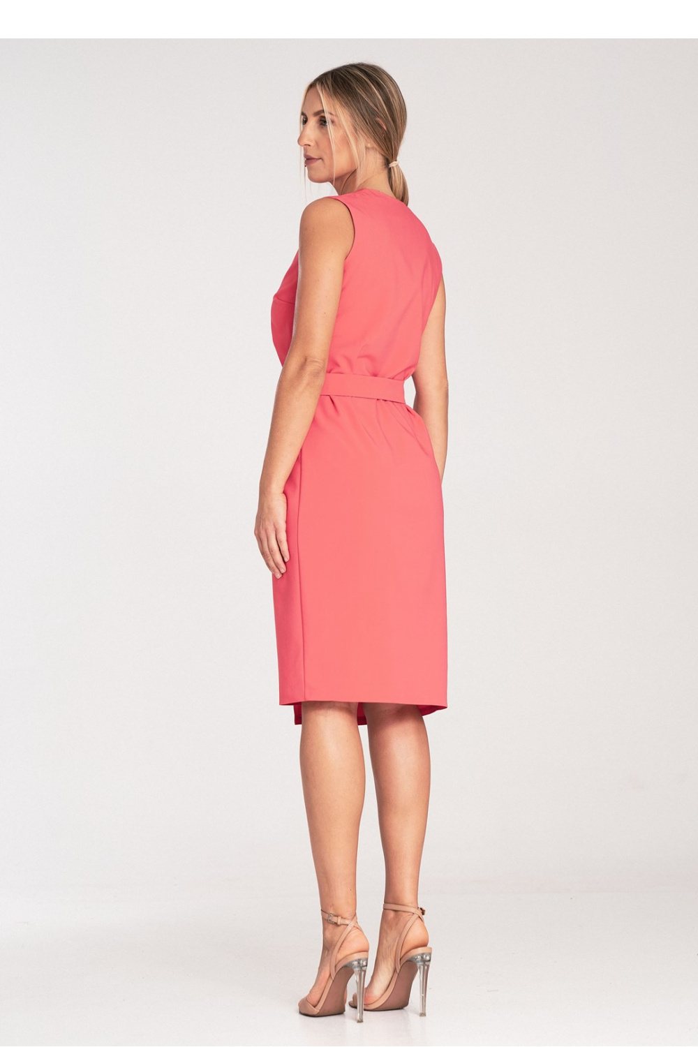 Sukienka Model M1066 Coral - Figl204305 - Różowy - obrazek 3