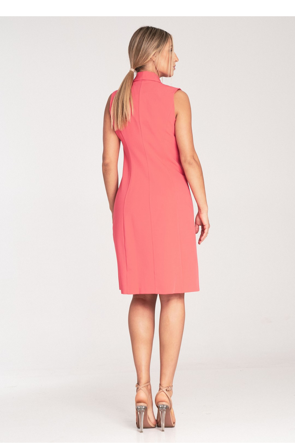 Sukienka Model M1067 Coral - Figl204334 - Różowy - obrazek 3
