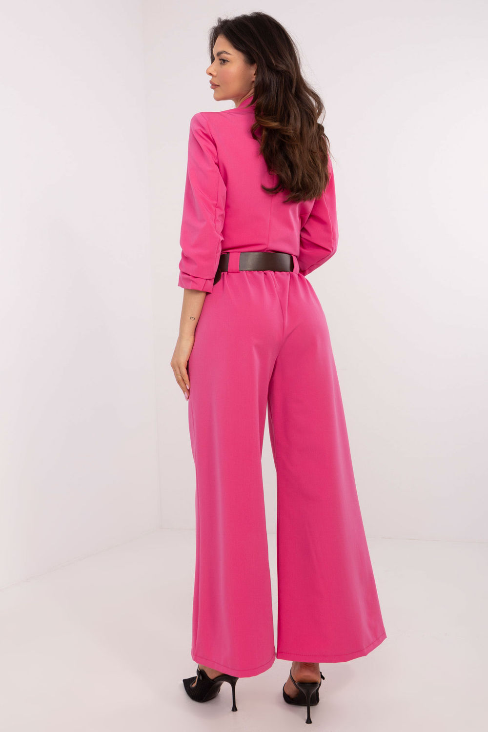 Spodnie Damskie Model DHJ-SP-5583-1.83 Dark Pink - Italy Moda206409 - Różowy - obrazek 3