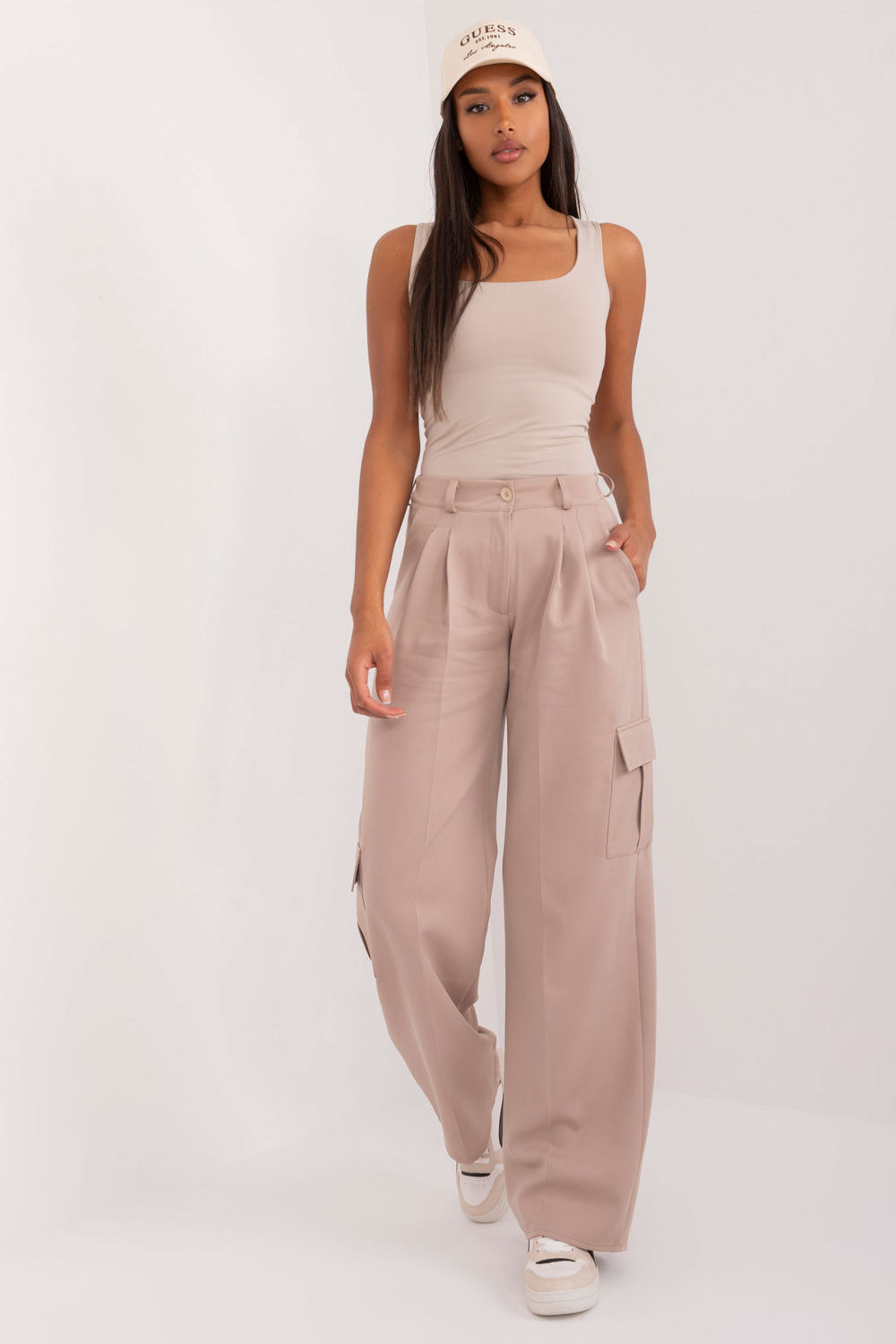 Spodnie Damskie Model LK-SP-509641.95 Beige - Lakerta206619 - Beżowy