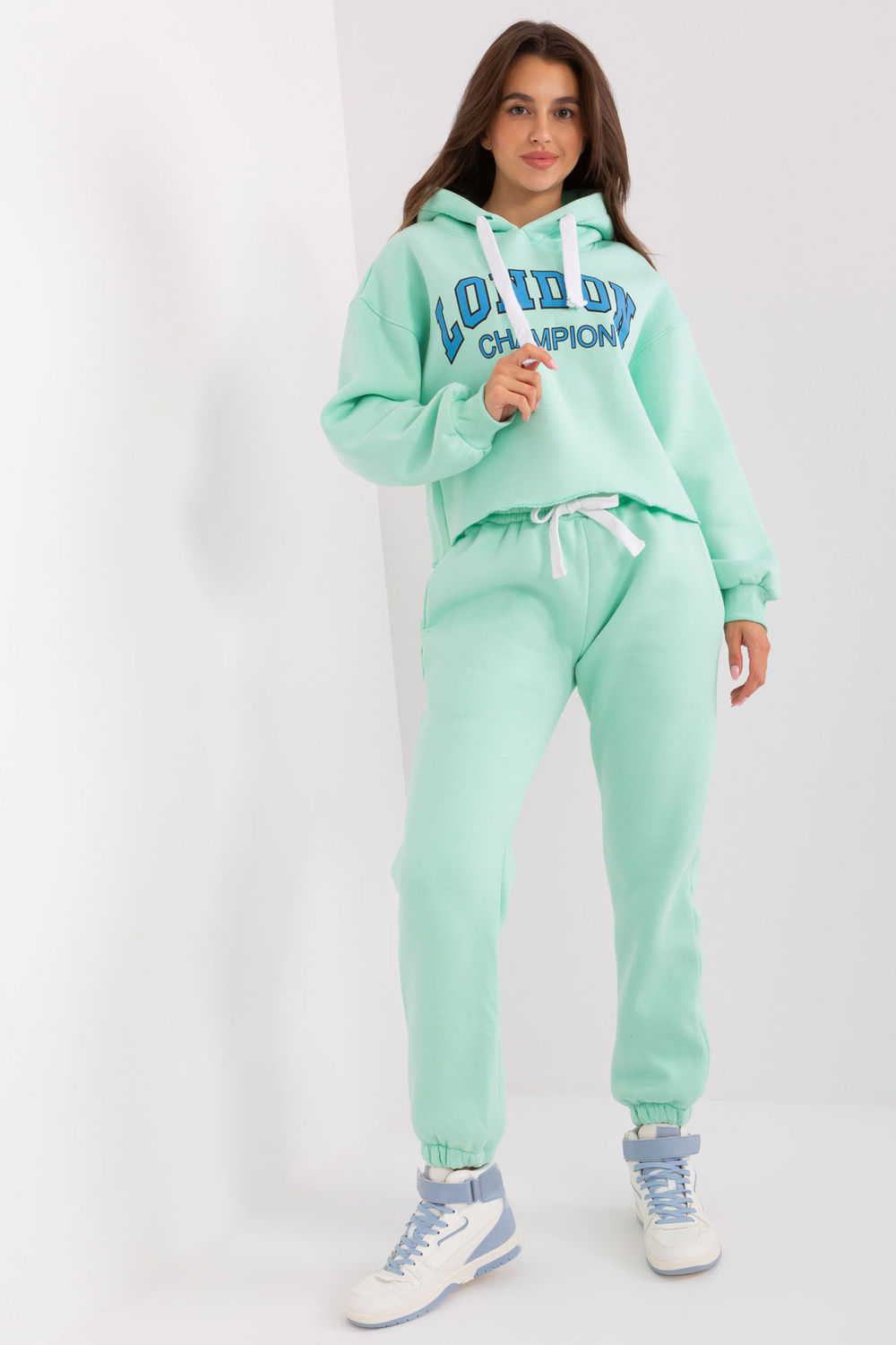 Spodnie Komplet Model EM-KMPL-720.01 Mint - Ex Moda206666 - Zielony