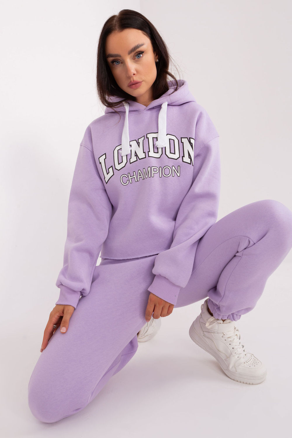 Spodnie Komplet Model EM-KMPL-720.01 Light Violet - Ex Moda206670 - Fioletowy - obrazek 2