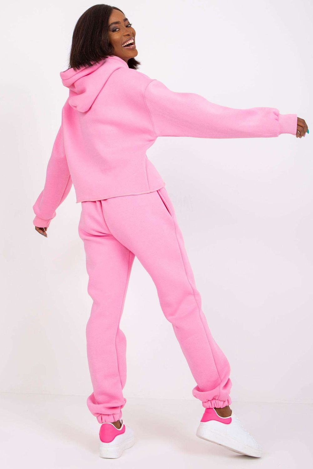 Spodnie Komplet Model EM-KMPL-720.01 Pink - Ex Moda206671 - Różowy - obrazek 2