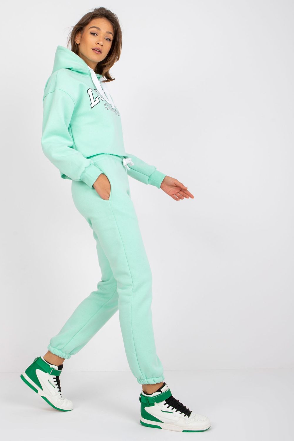 Spodnie Komplet Model EM-KMPL-720.01 Mint - Ex Moda206672 - Zielony