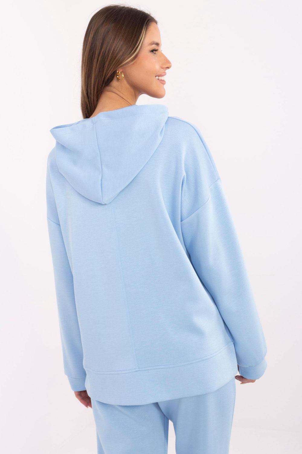 Bluza Damska Model DHJ-BL-20510.68 Light Blue - Italy Moda207036 - Niebieski - obrazek 3