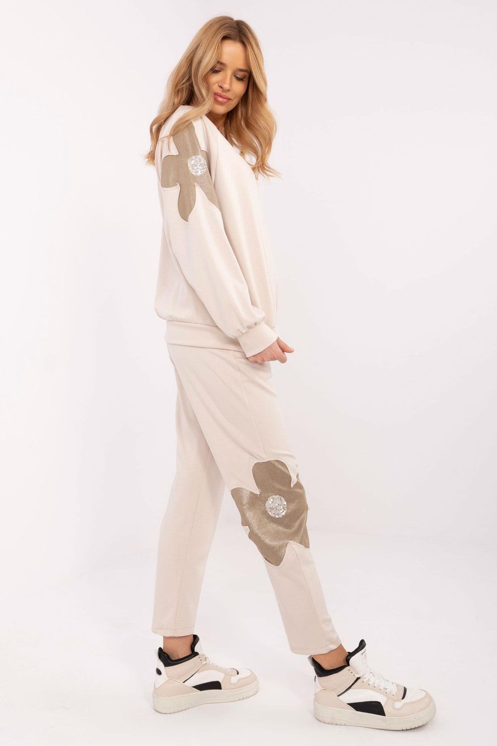 Spodnie Komplet Model MI-KMPL-M6122.60 Beige - Italy Moda208147 - Beżowy
