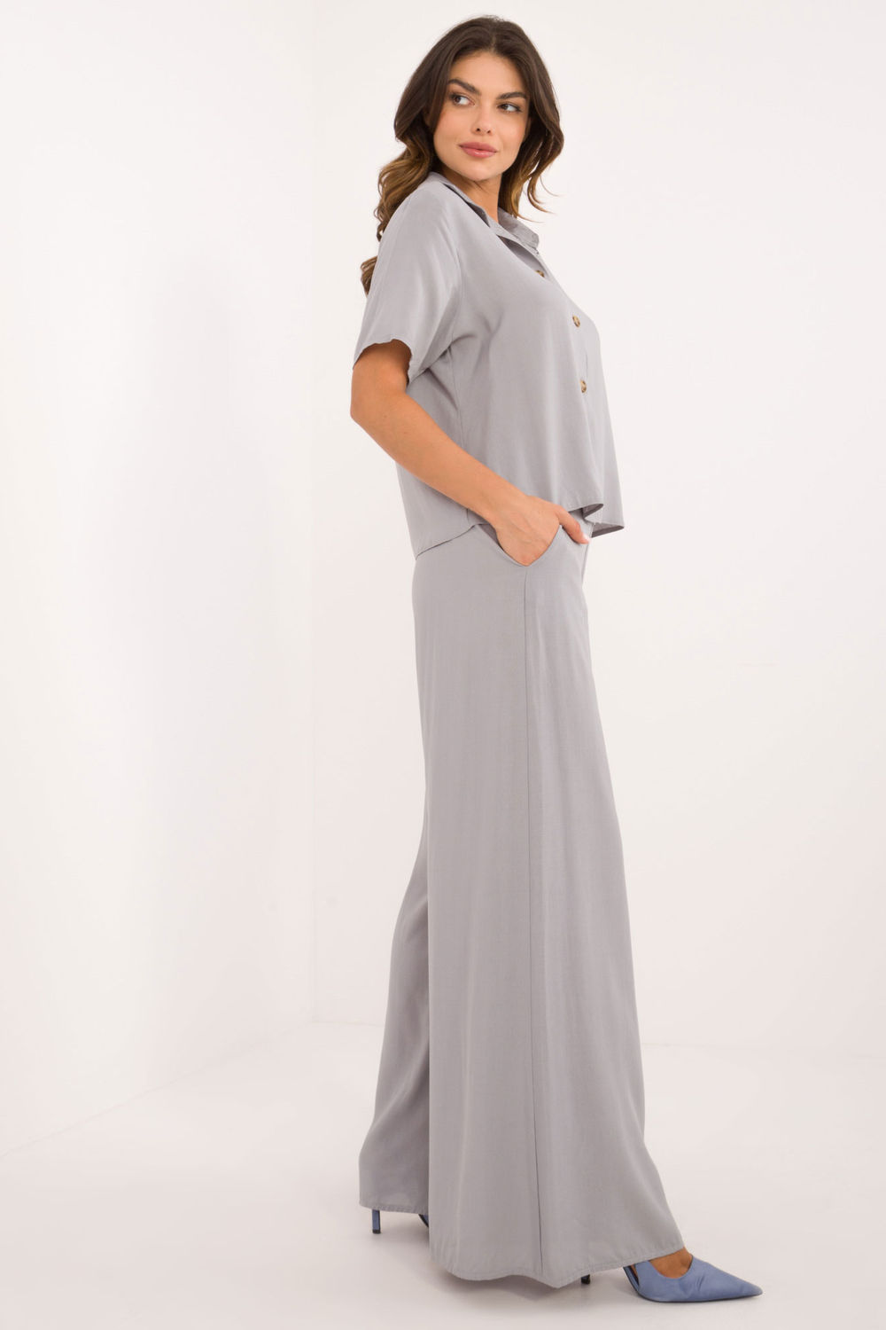 Spodnie Komplet Model LK-KMPL-509714.20 Grey - Lakerta208648 - Szary - obrazek 3